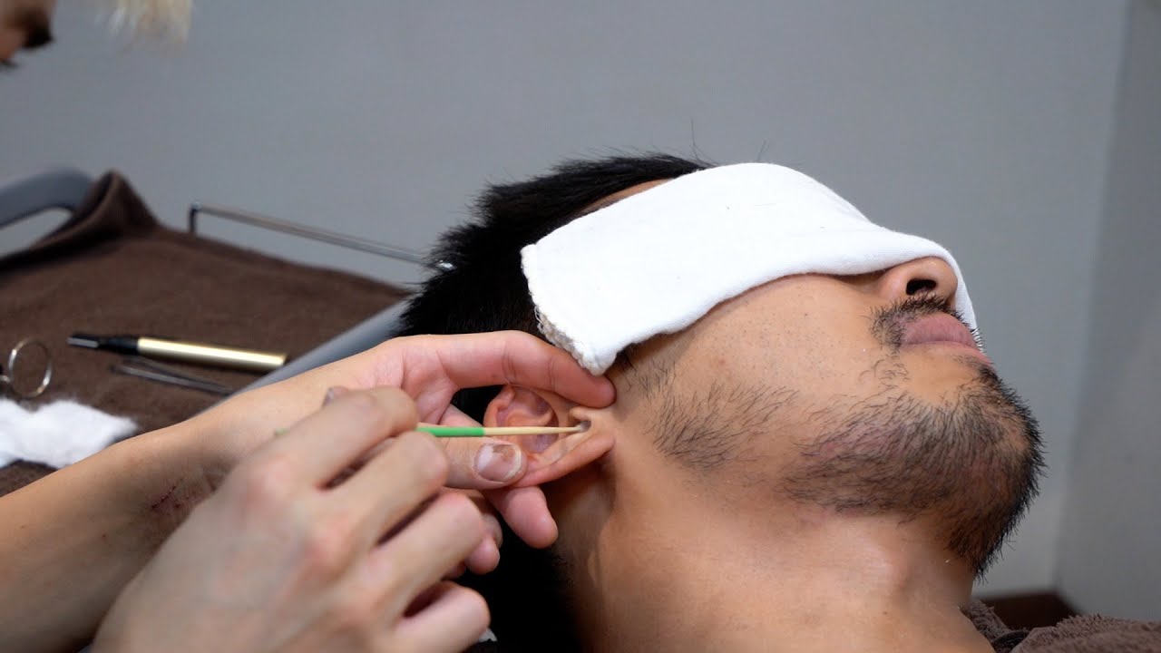 💈新宿のビジネスマンに愛される理髪店「ZANGIRI」でシャンプー＆耳かき＆マッサージ 床屋 理容室 ASMR