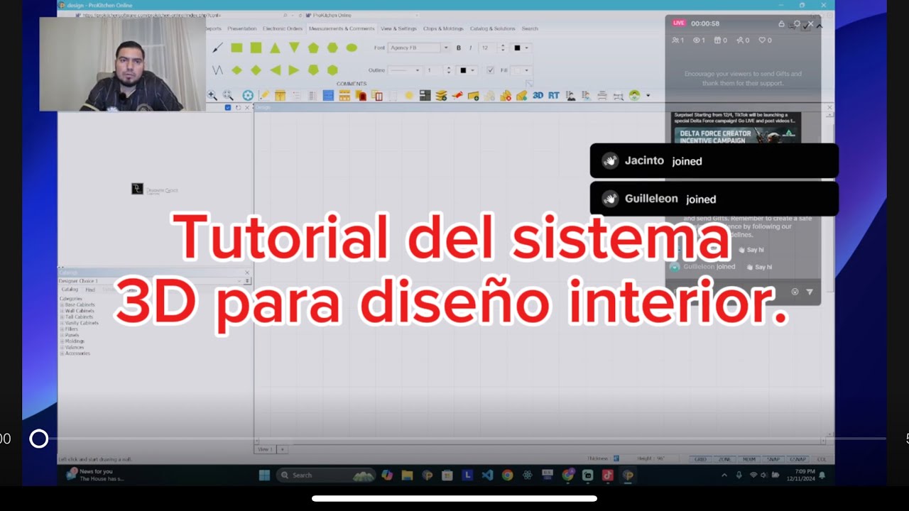 Tutorial Prokitchen Software - Diseño Interior 3D