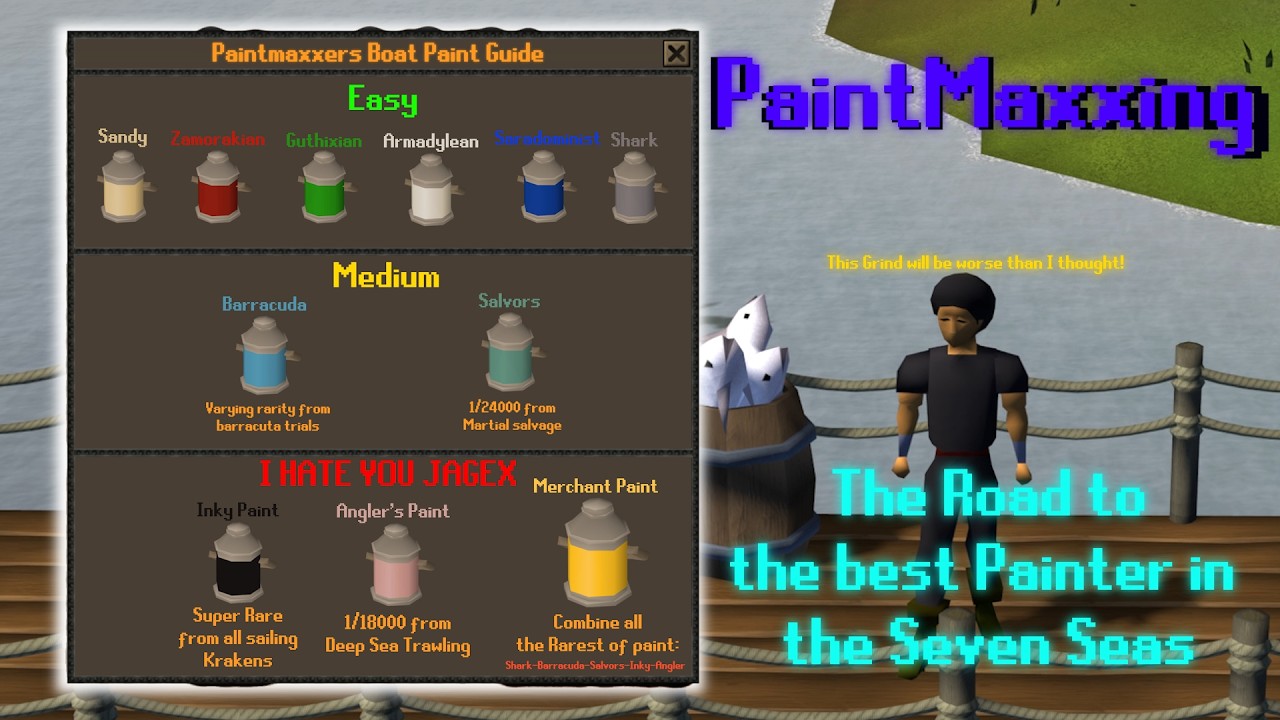 All the Paint in the Sailing Seas! | OSRS PaintMaxxing #1