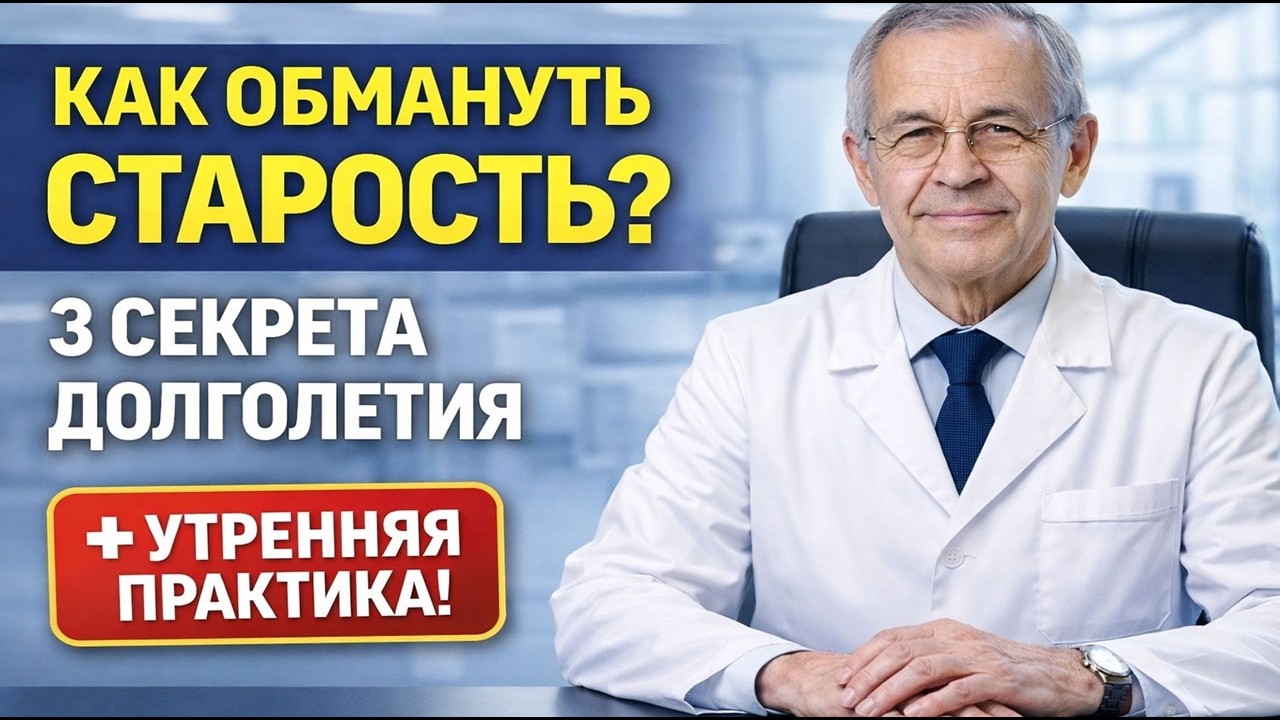 Как обмануть старость? 3 секрета долголетия от Николая Петровича (и утренняя практика!)