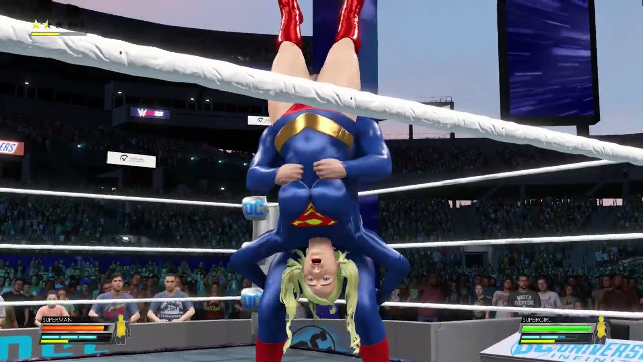 WIWA Wrestling Match #609: Superman vs Supergirl