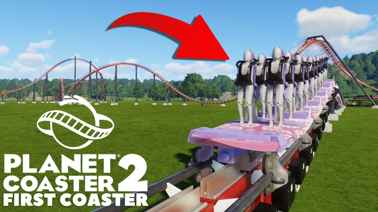 Planet Coaster 2 Noob Builds FIRST EVER Roller Coaster!