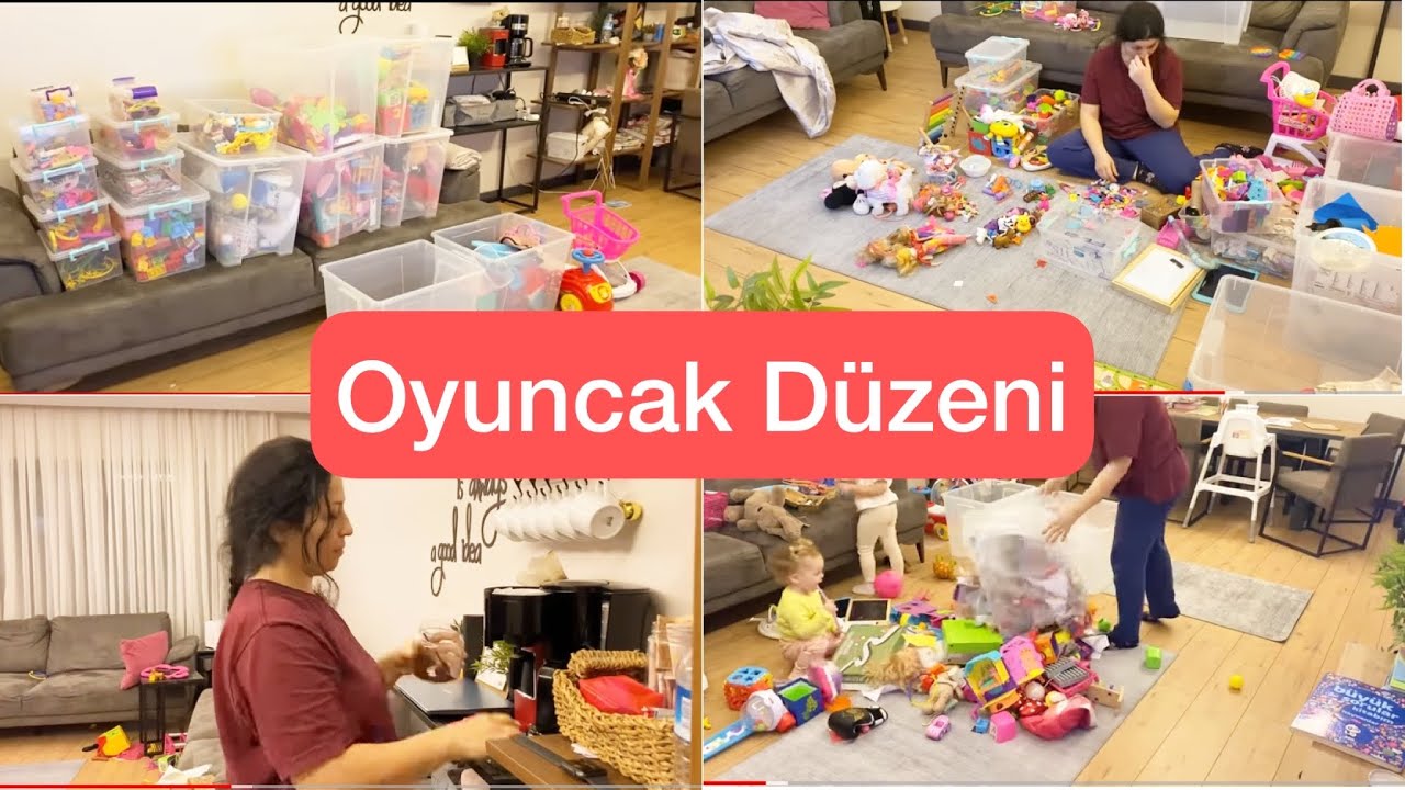 Ev Düzeni // Dev oyuncak yığını // Sadeleşiyorum // Hatalarımızla yüzleşmek #temizlik #vlog#cleaning