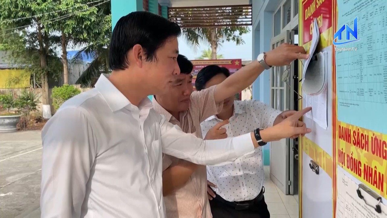 Kiểm tra công tác chuẩn bị bầu cử tại xã Vĩnh Châu và Tân Hưng | TayNinhTV