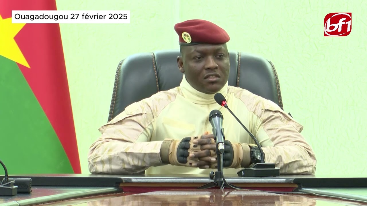 FESPACO 2025: Le message du président Ibrahim TRAORE - BF1TV