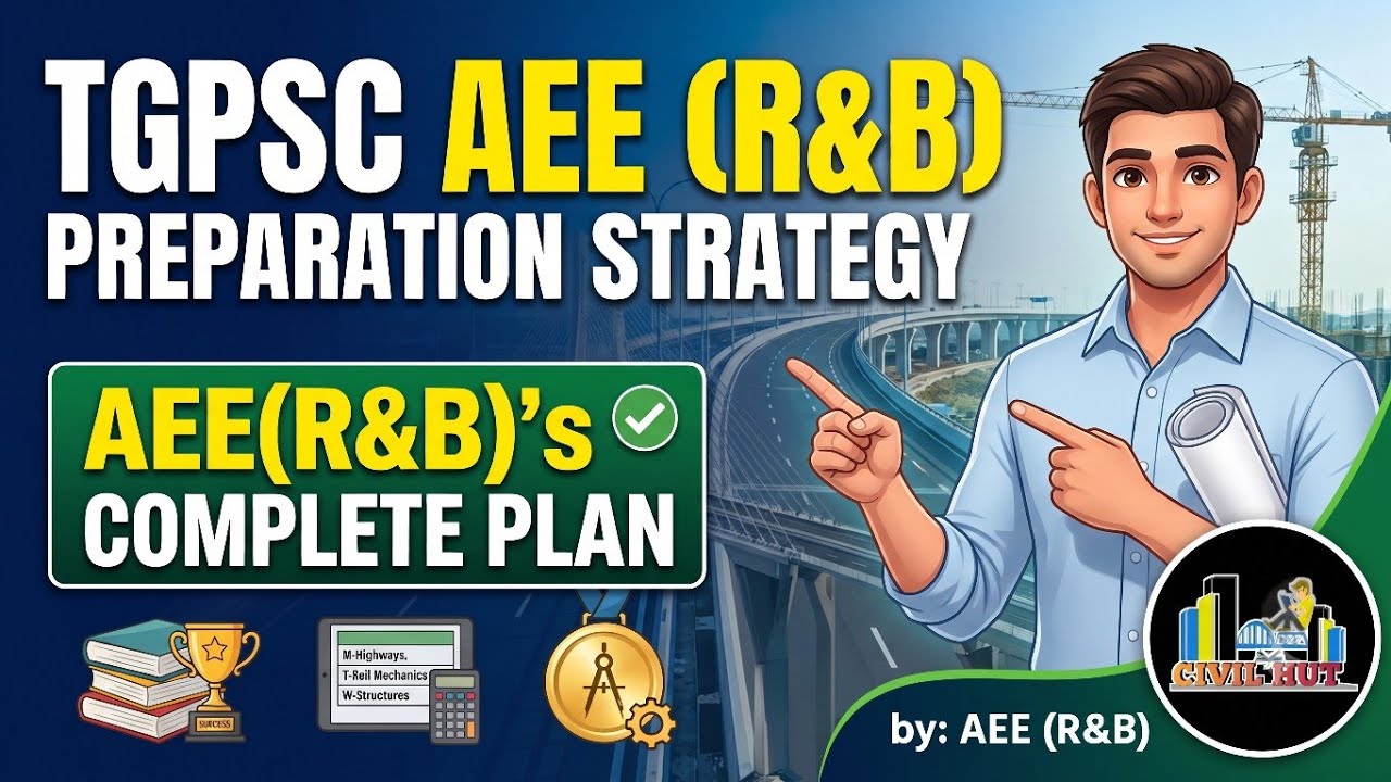 PREPARATION STRATEGY FOR TGPSC AEE(R&B) NOTIFICATION-2026 || CIVIL ENGINEERING || TGPSC AEE 