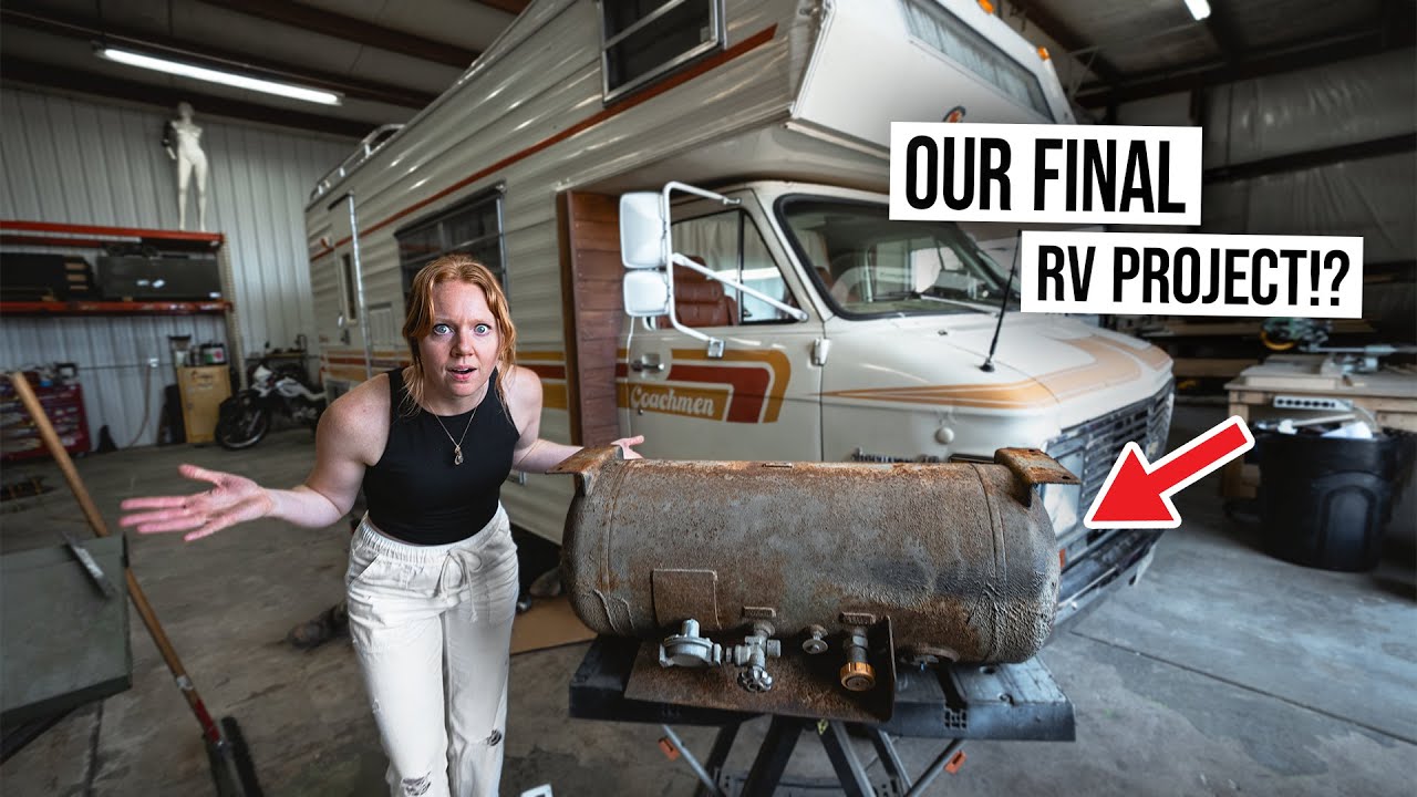 Our RV is BACK IN THE SHOP!? - Upgrading Our Camper Van’s Leaky Propane Tank! 🔥😳