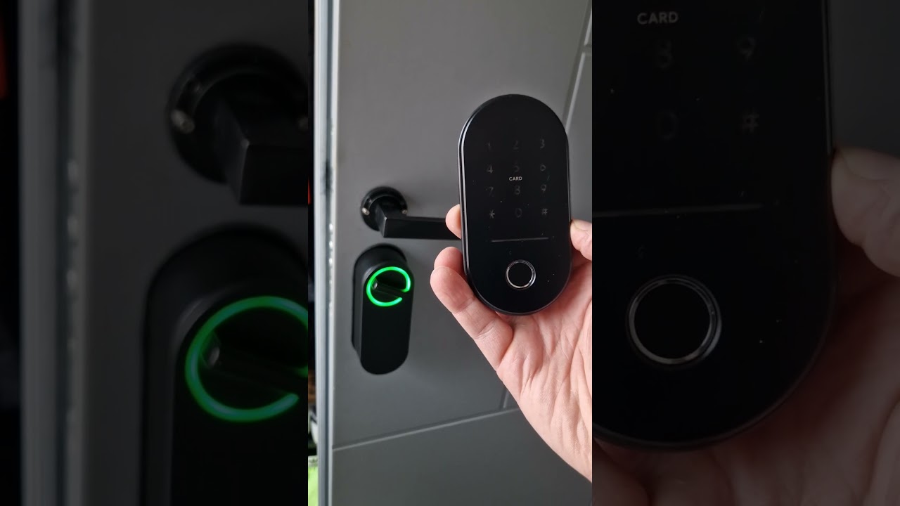 Elektroniczny zamek na kod  KeyLock TTLock Bluetooth montowany na wkładkę. Dostęp bez klucza