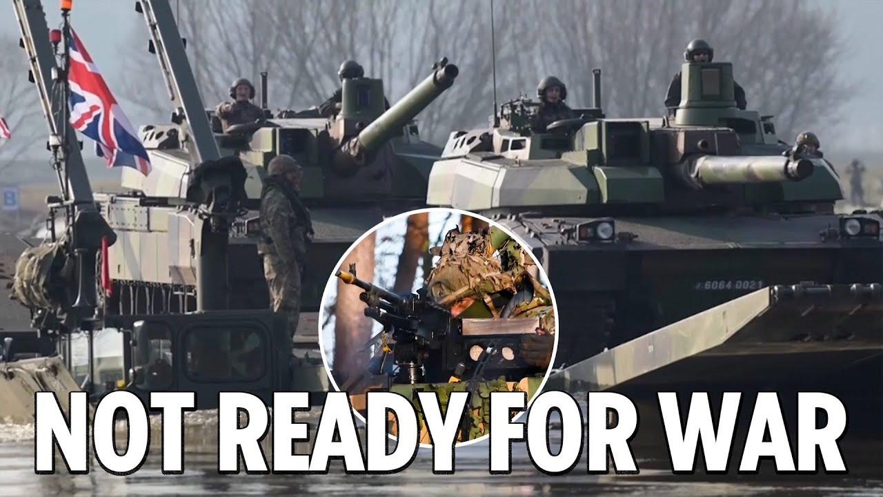Britain is unprepared for war at any scale and cannot defend itself, warns former UK Army chief