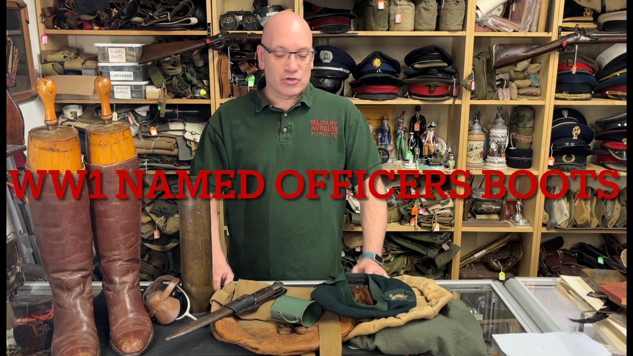 WW1 Named Black Watch Officers Boots