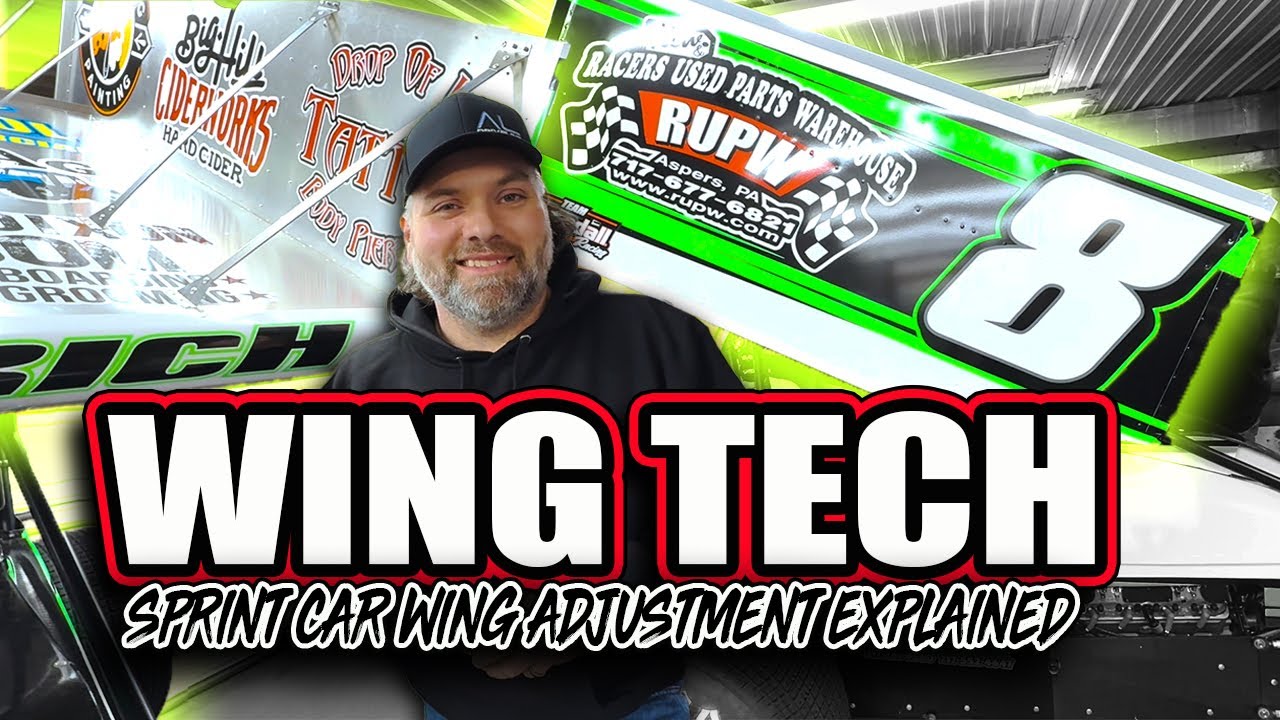 How Sprint Car Wing Adjustments Work Plus When & Why They Are Used On The Track - Dirt Track Racing