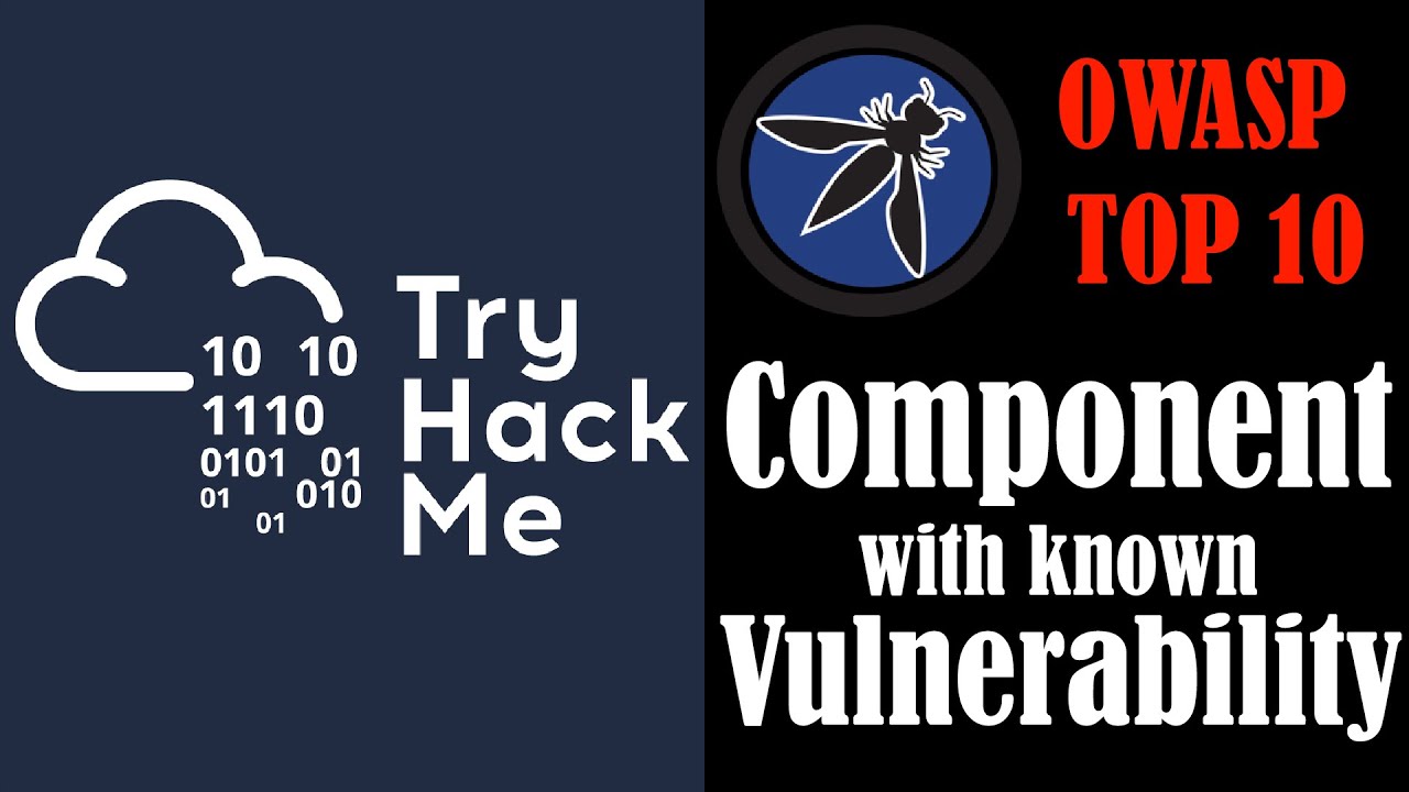 TryHackMe OWASP Top 10 - Day 9 Components with known Vulnerability | TryHackMe | OWASP TOP 10
