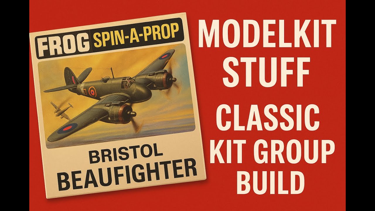 Painting a 1970s Frog Spin-a-Prop Kit | Beaufighter Final Reveal