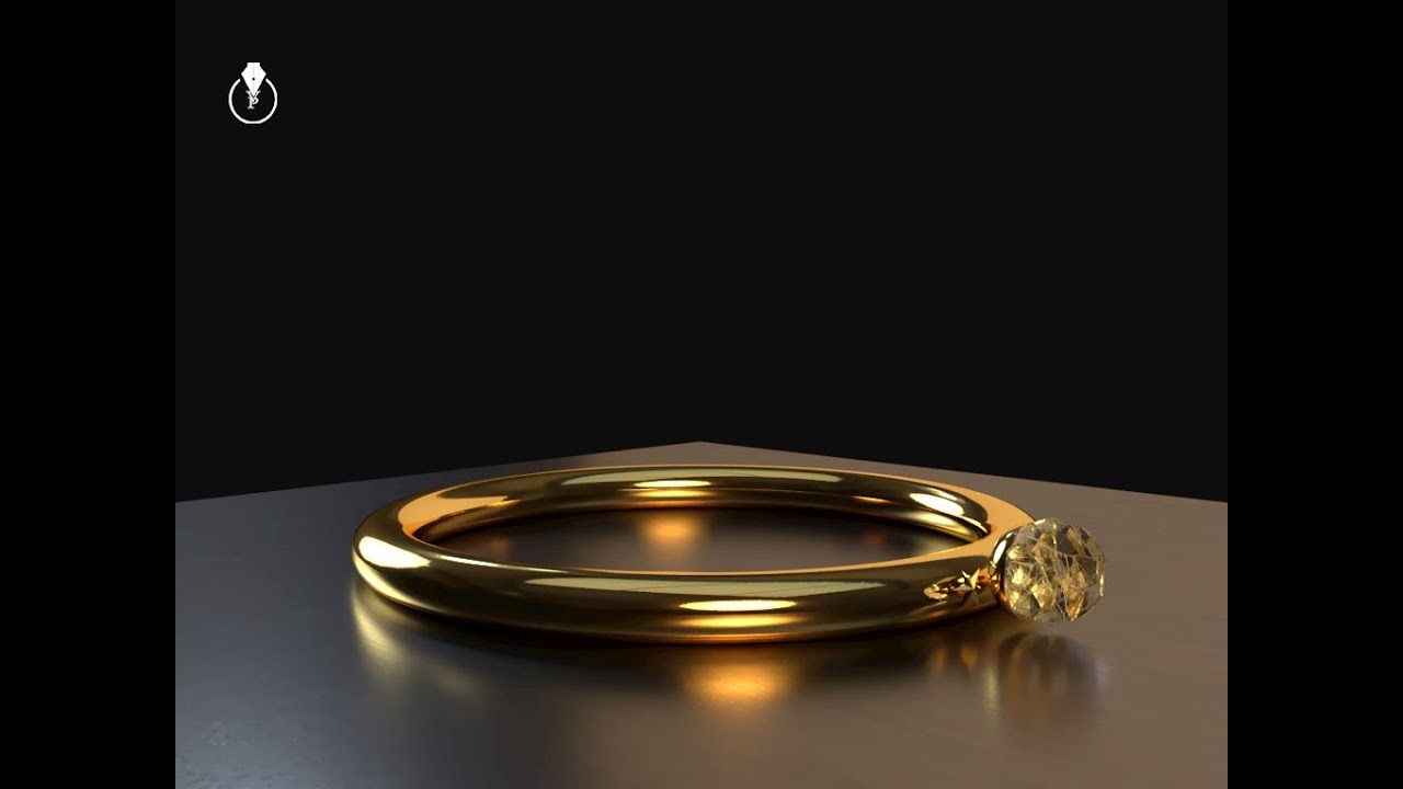 How to create a golden ring in Adobe Dimension CC