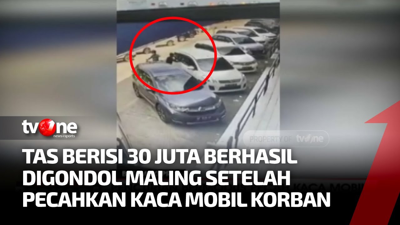 Viral, Pencurian Modus Pecah Kaca di Batam Kota Terekam CCTV | Ragam Perkara tvOne