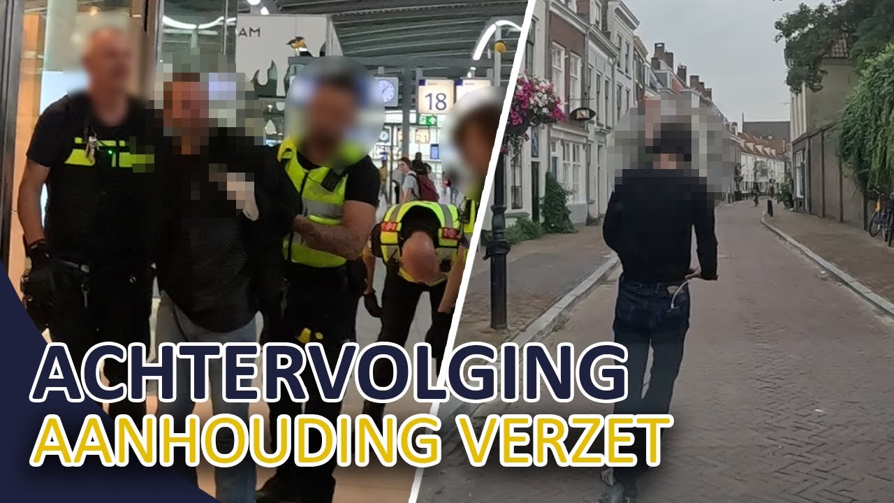 Politie | Achtervolging step | Achtervolging scooter | Belediging | Persoon sloopt kamer