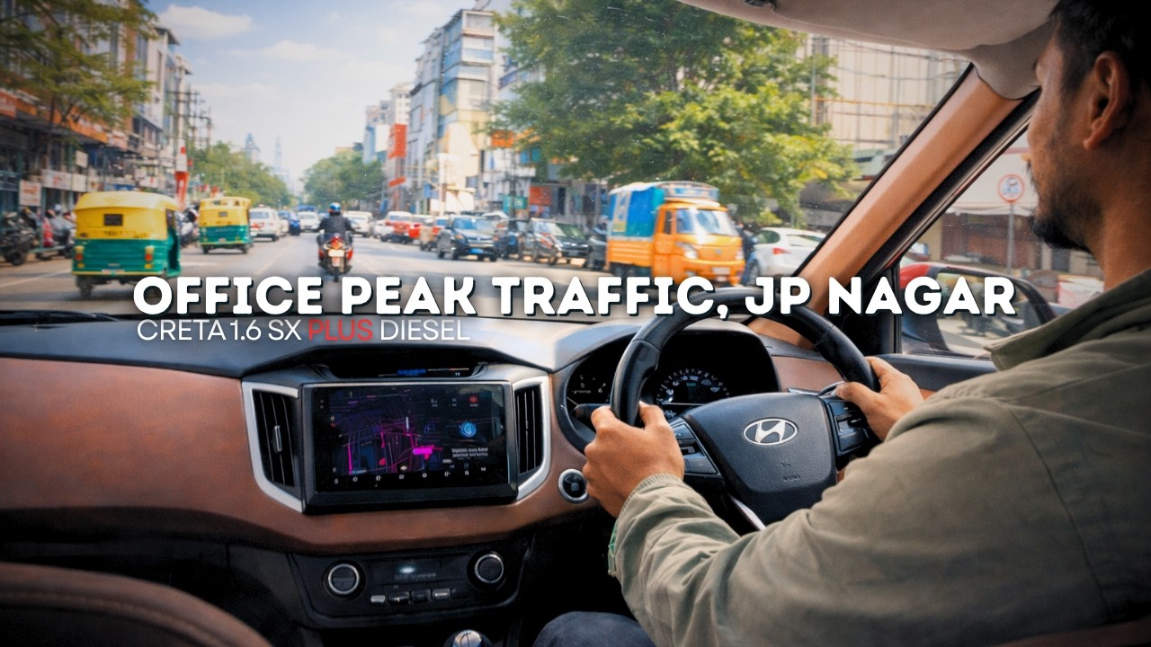 POV Driving in Bangalore Morning Traffic | Real Roads of JP Nagar #bengaluru 