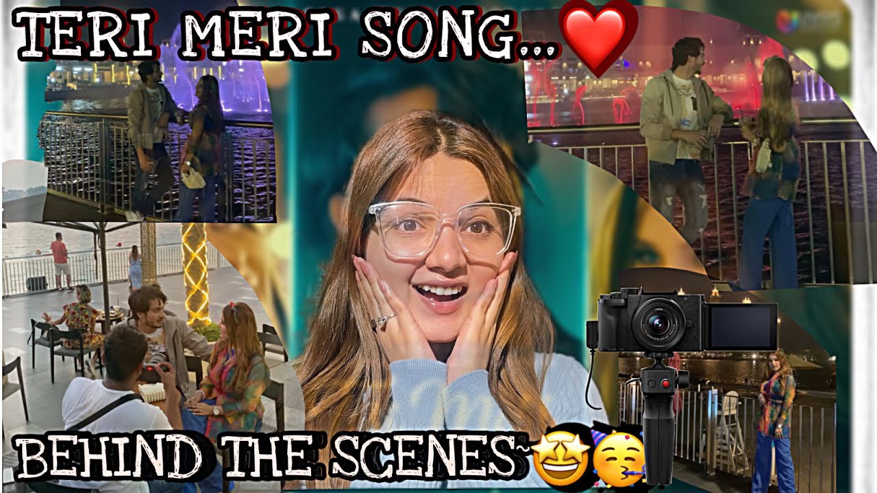 TERI MERI SONG…🤩 | BEHIND THE SCENES-🥳❤️ | WE ARE TRENDING IN PAKISTAN=🔥 | VLOG BY RABEECA KHAN |