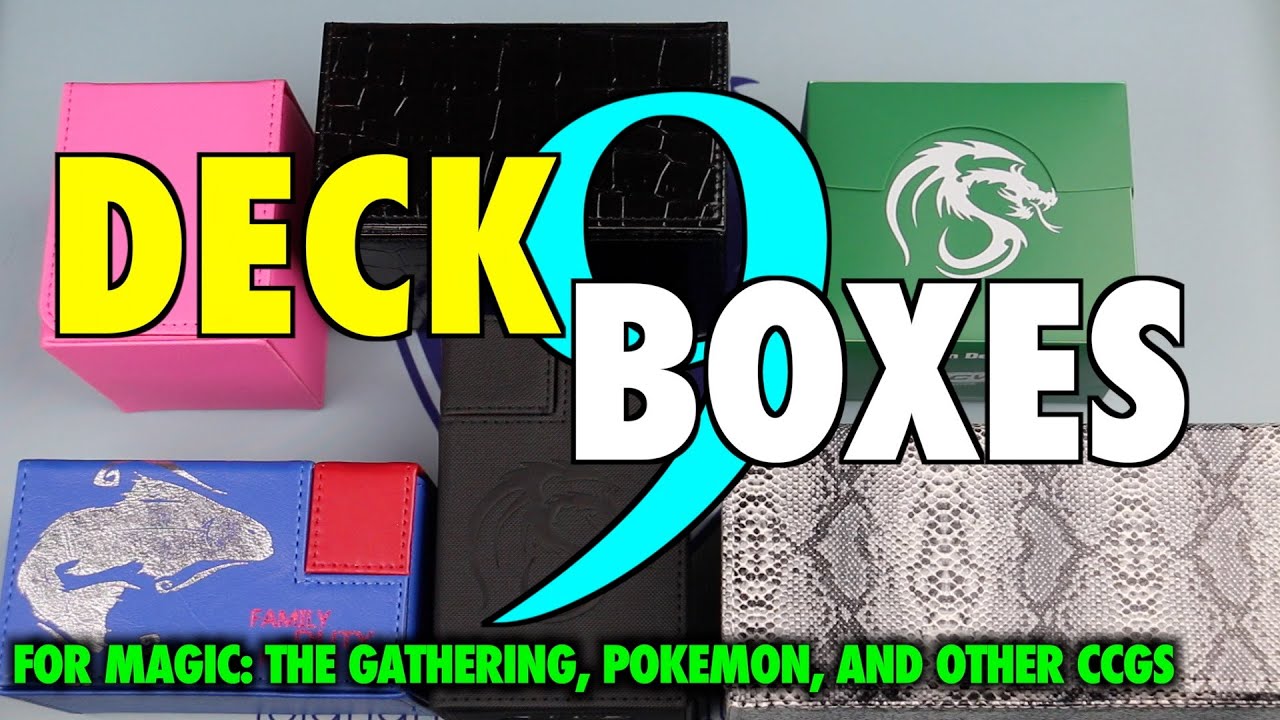 MTG - Deck Boxes 9: BCW, Dex Protection, and Time Walker for Magic: The Gathering, Pokemon