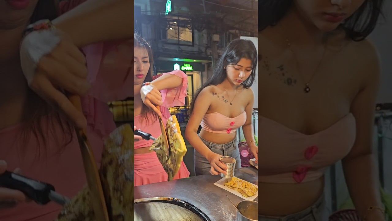 Puy Roti Lady Selling Roti in Bangkok  | Thai Street Foods #puyrotilady