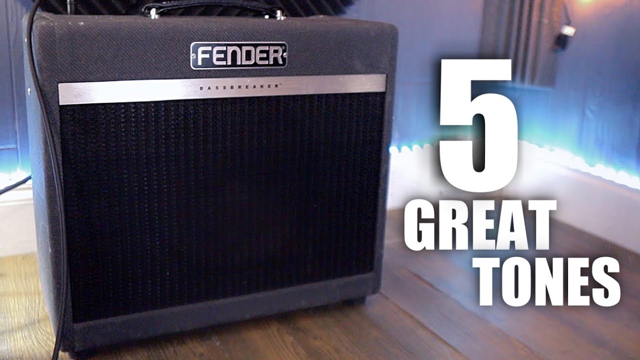 5 Great Fender Bassbreaker Tones!