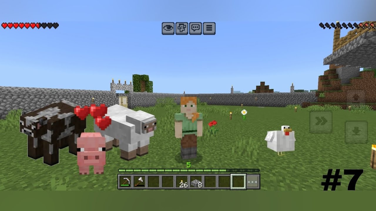 I MADE FARM'S IN MY WORLD 😍 | MINECRAFT SURVIVAL SERIES PART -7 |@minecraft #minecraft 
