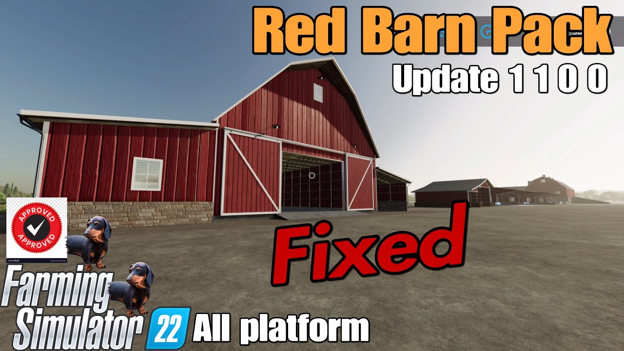 Red Barn Pack  /. FS22 UPDATE for all platforms