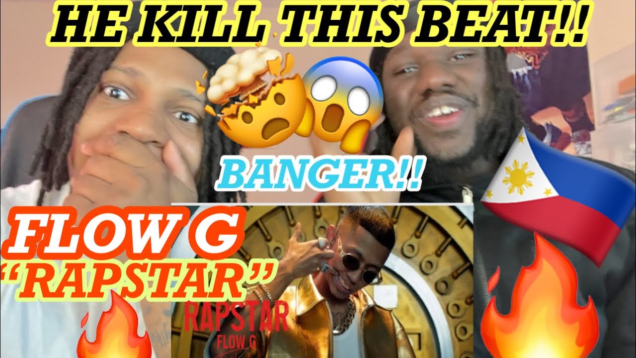 CRAZY BEAT!!(FLOW G - RAPSTAR (Official Music Video)REACTION