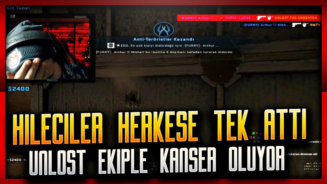 HİLECİLER UNLOSTU ÇİLEDEN ÇIKARIYOR CSGO REKABETÇİ! HERKESE TEK ATIYOLAR