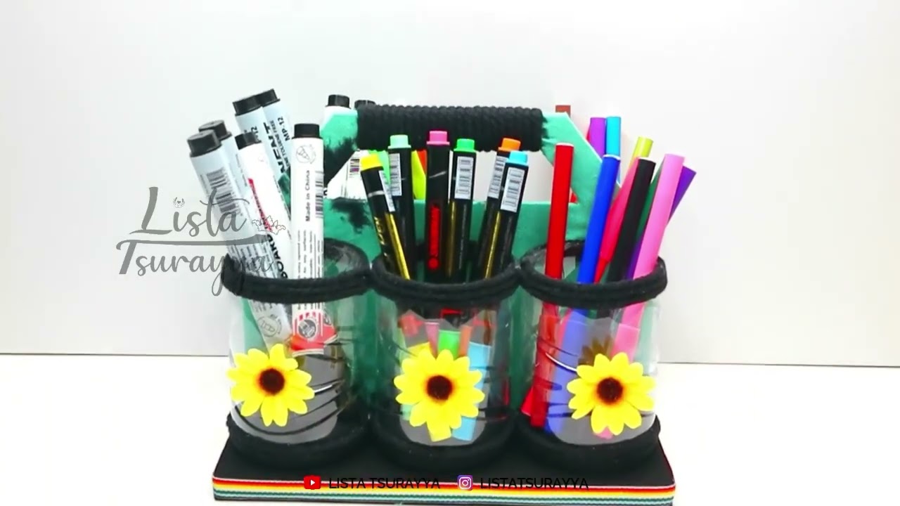 DIY Organizer Ideas Using Waste Plastic Bottle Home Decoration - Best out of waste | botol plastik