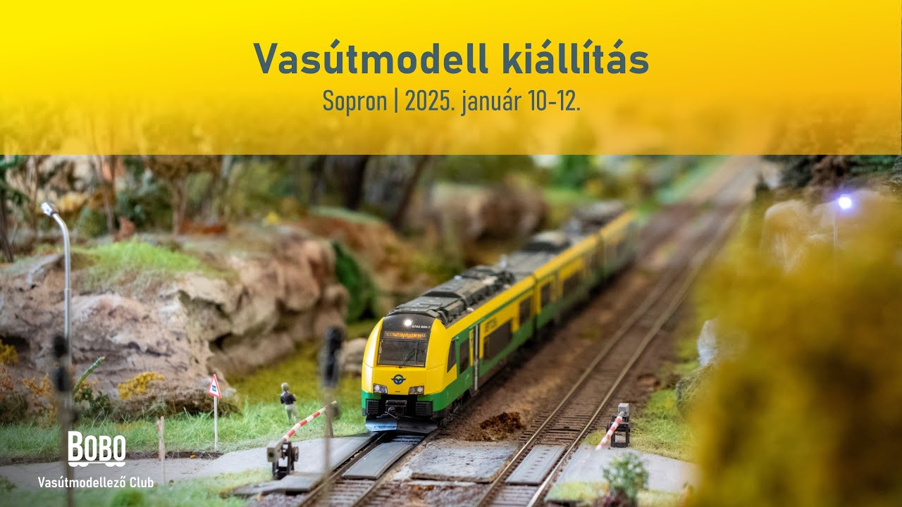 Soproni vasútmodell kiállítás | 2025. január 10-12.