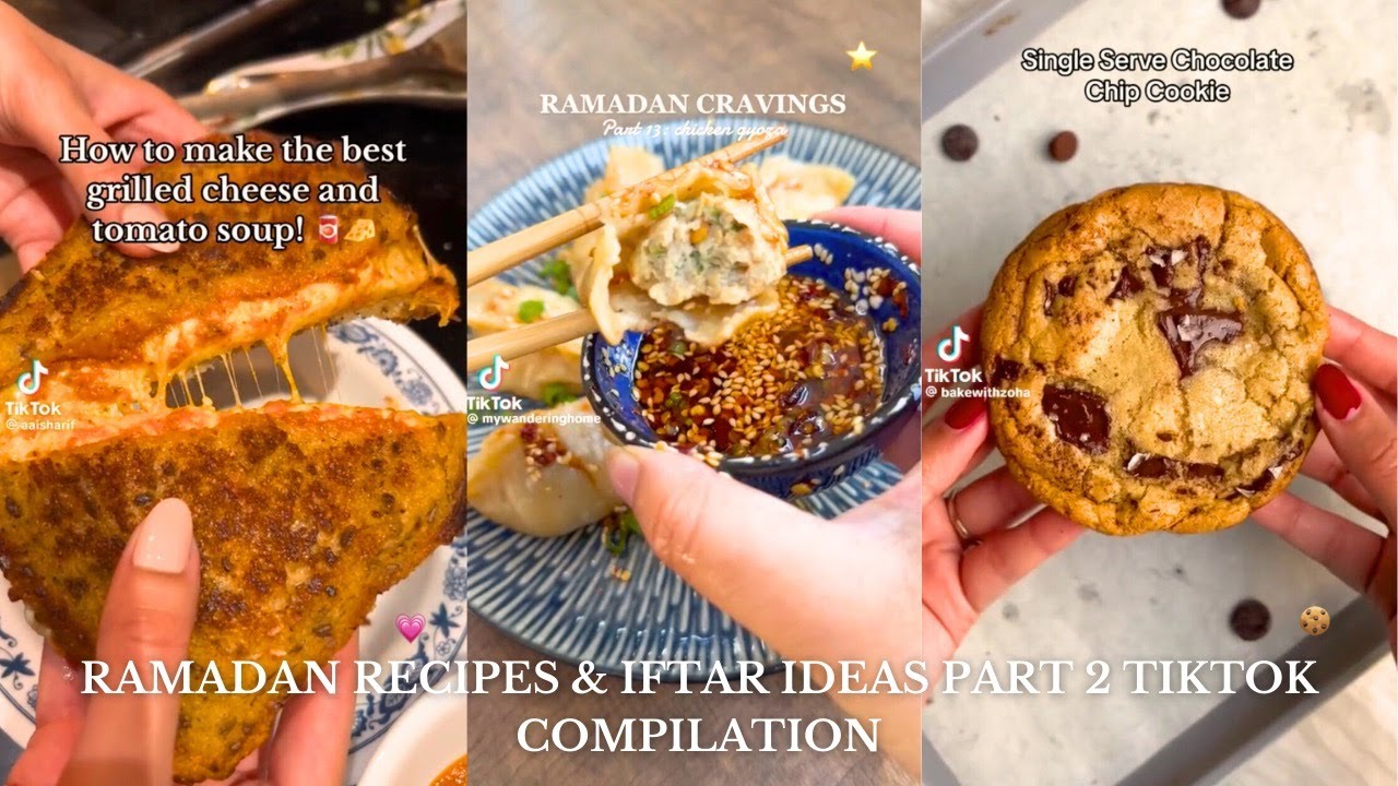 Ramadan Recipes & Iftar Ideas Part 2 🕌💗 | aesthetic baking tiktok recipe video compilation