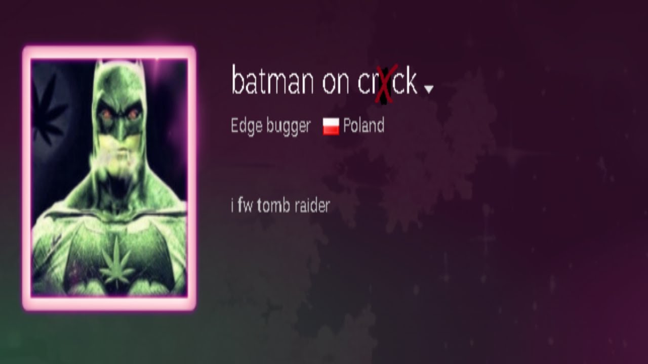 BATMAN ON CR*CK (ft.Silvers)