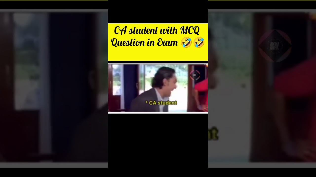 Ca student with MCQ questions in exam