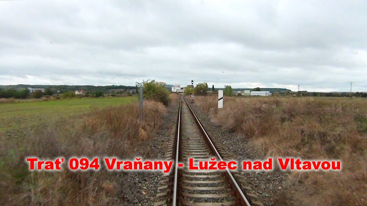 Trať 094 Vraňany - Lužec nad Vltavou a zpět