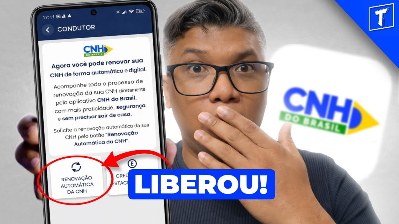 CNH Automática Liberada! Renovação GRÁTIS Sem Ir ao Detran (Veja as Regras)