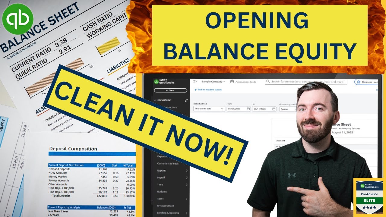 QuickBooks Opening Balance Equity Explained: Fix Uncleared Transactions & Clean Up Your Books