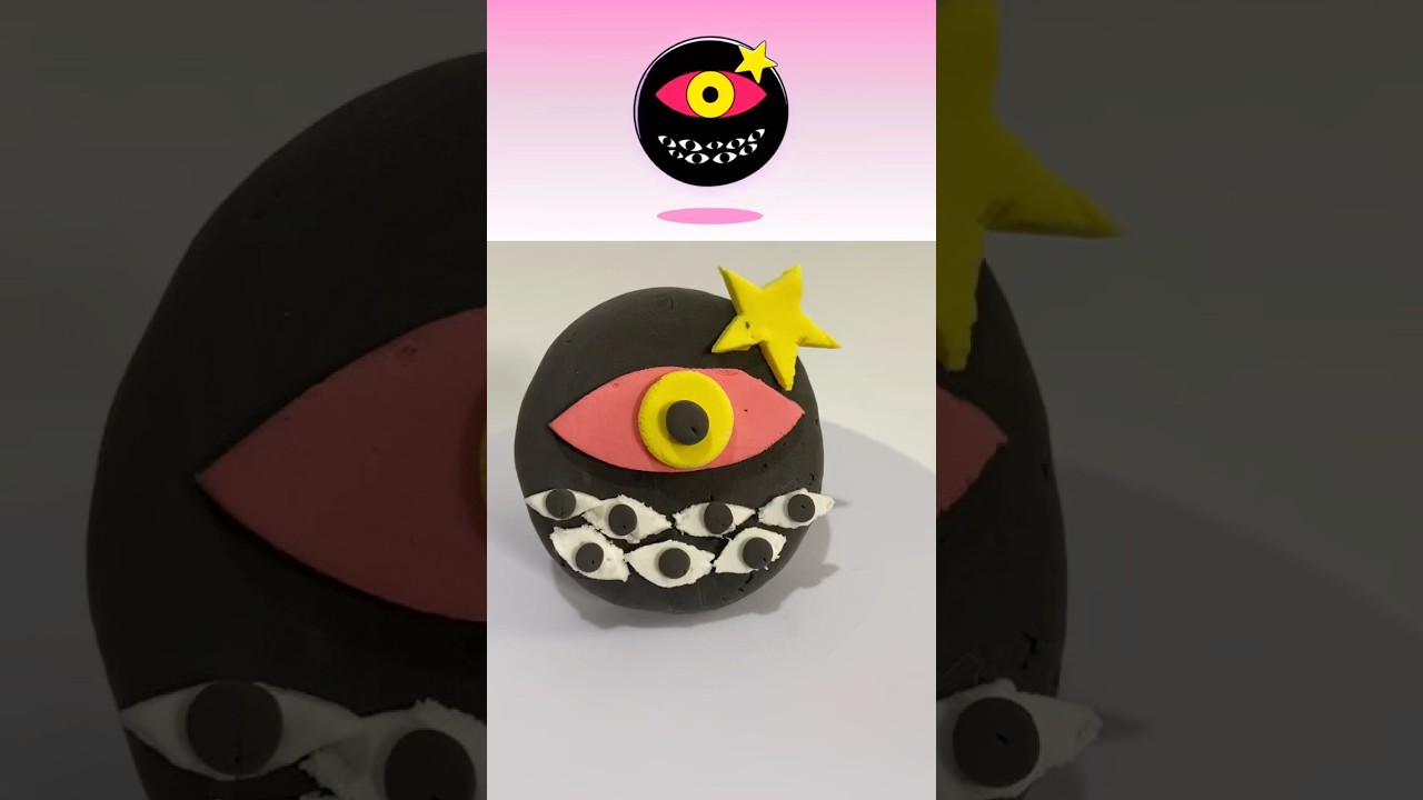 Finished Clay Sculpture: Sprunki OC Moon phase 2  
