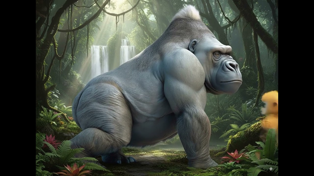 #animator #memeso     a gorilla wanders through the jungle looking for his baby