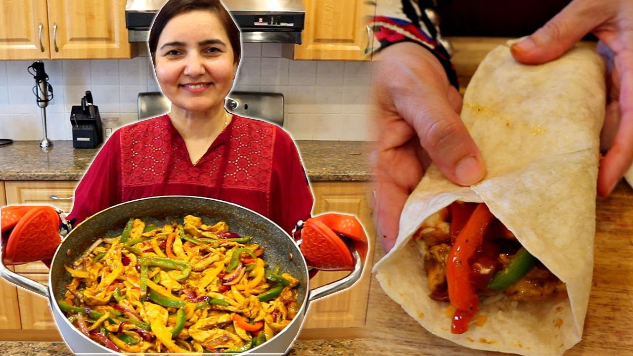 HOW TO MAKE CHICKEN FAJITAS *in urdu/hindi*