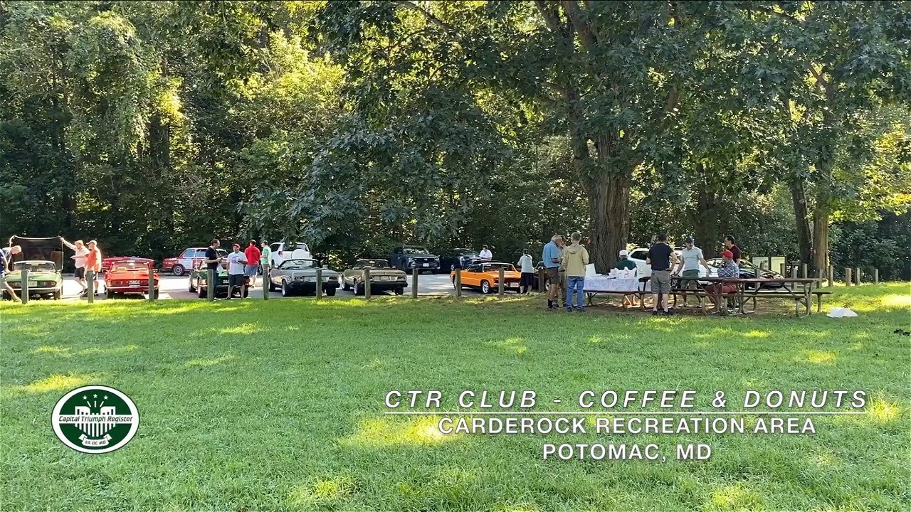 Capital Triumph Register Club: Coffee & Donuts at Carderock Recreation Area, Potomac, MD (08/23/25)