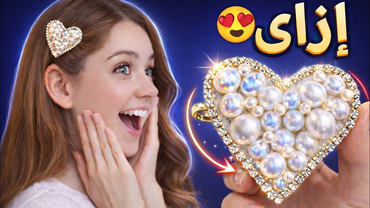 🔥إزاي حاجة بالشكل ده تطلع سهلة؟! | كلبس شعر لؤلؤي