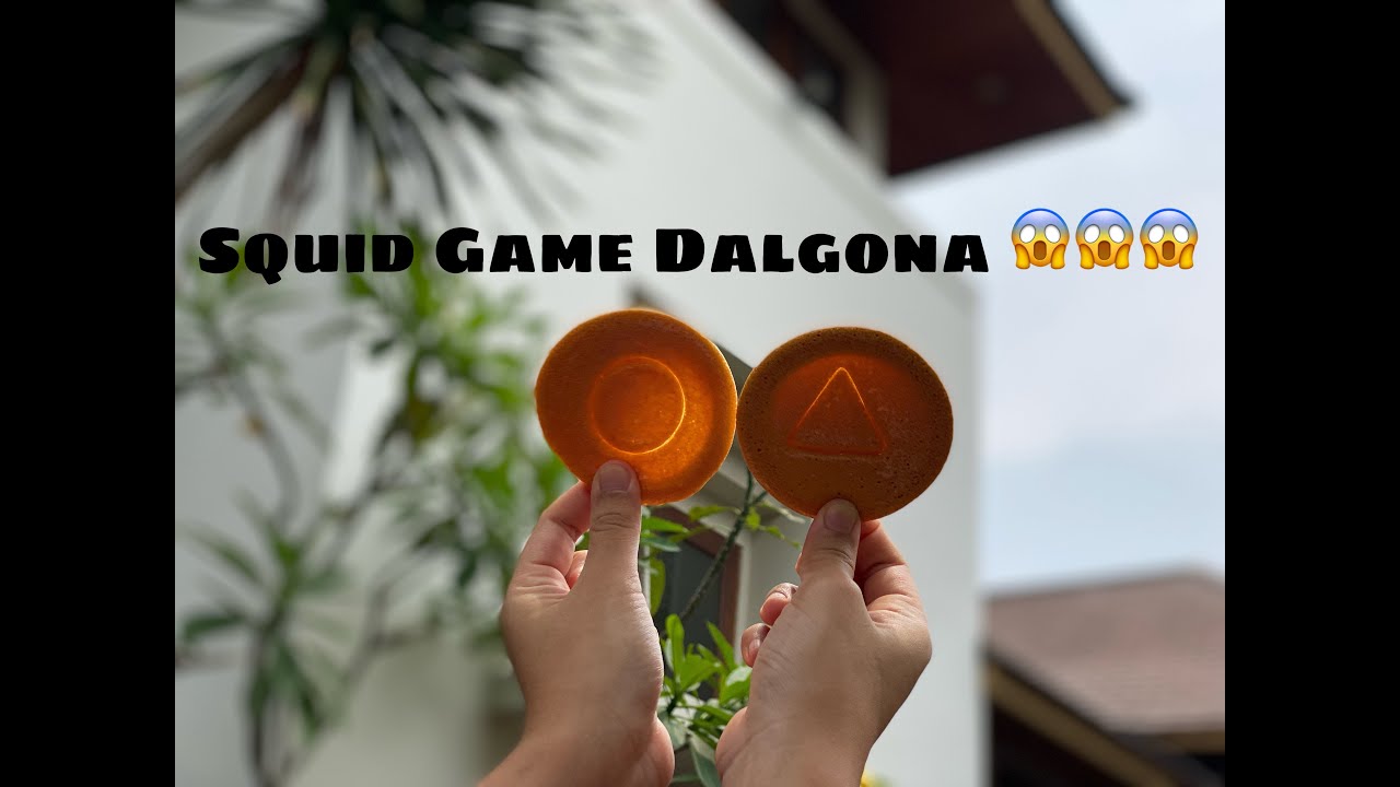 EASY SQUID GAME DALGONA CANDY TUTORIAL! ONLY 2 INGREDIENTS!