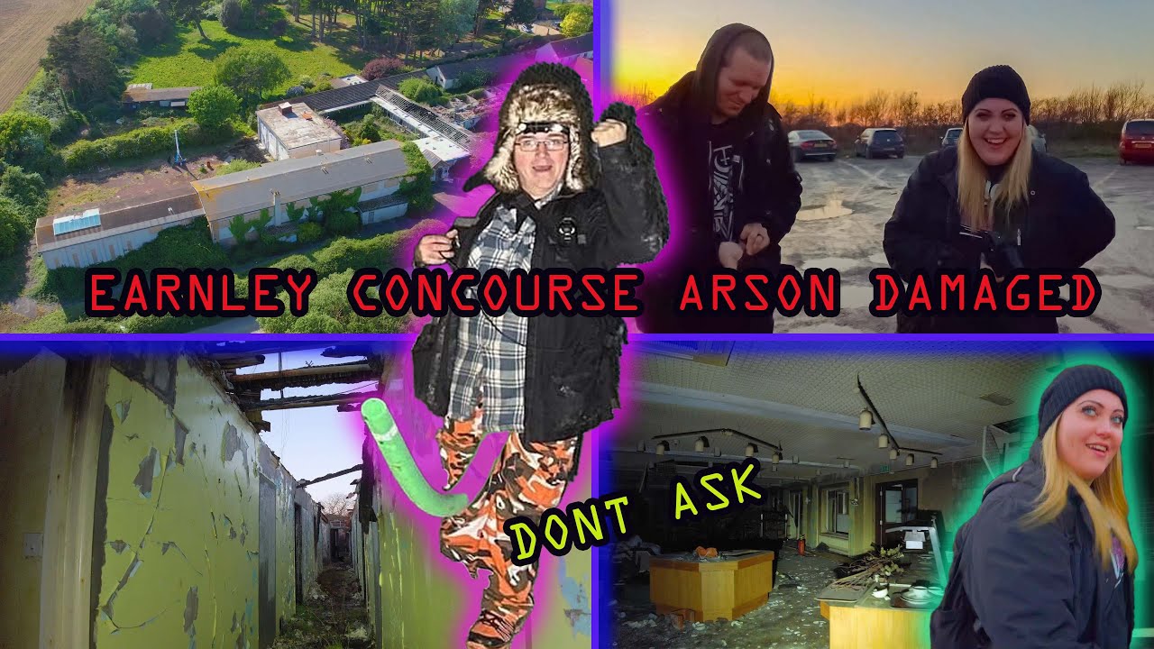 Earnley Concourse Fire Damaged HUGE ABANDONED EXPLORE