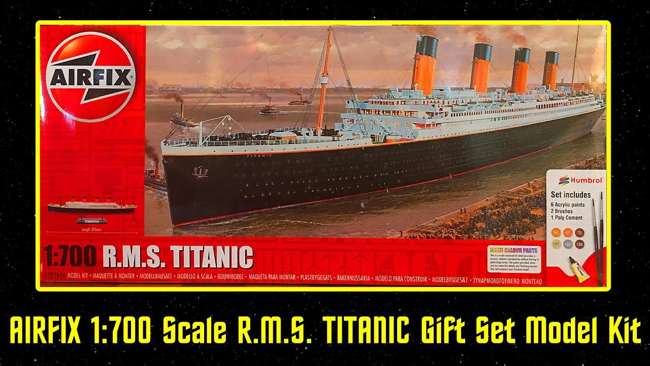 AIRFIX 1:700 R.M.S. Titanic Gift Set Model Kit