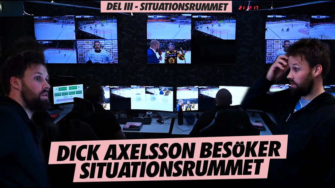 Dick Axelsson besöker situationsrummet