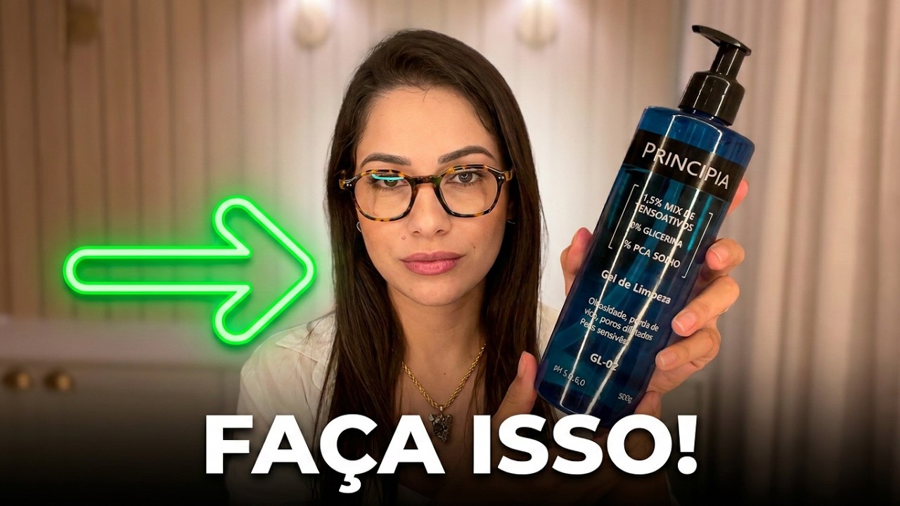 SKINCARE DIURNO que ACABA com a ACNE | Produtos Princípia!