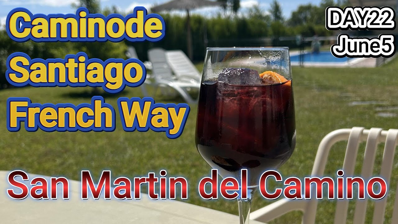Day22/38 Noisy road【Camino de Santiago French Way】San Martin del Camino