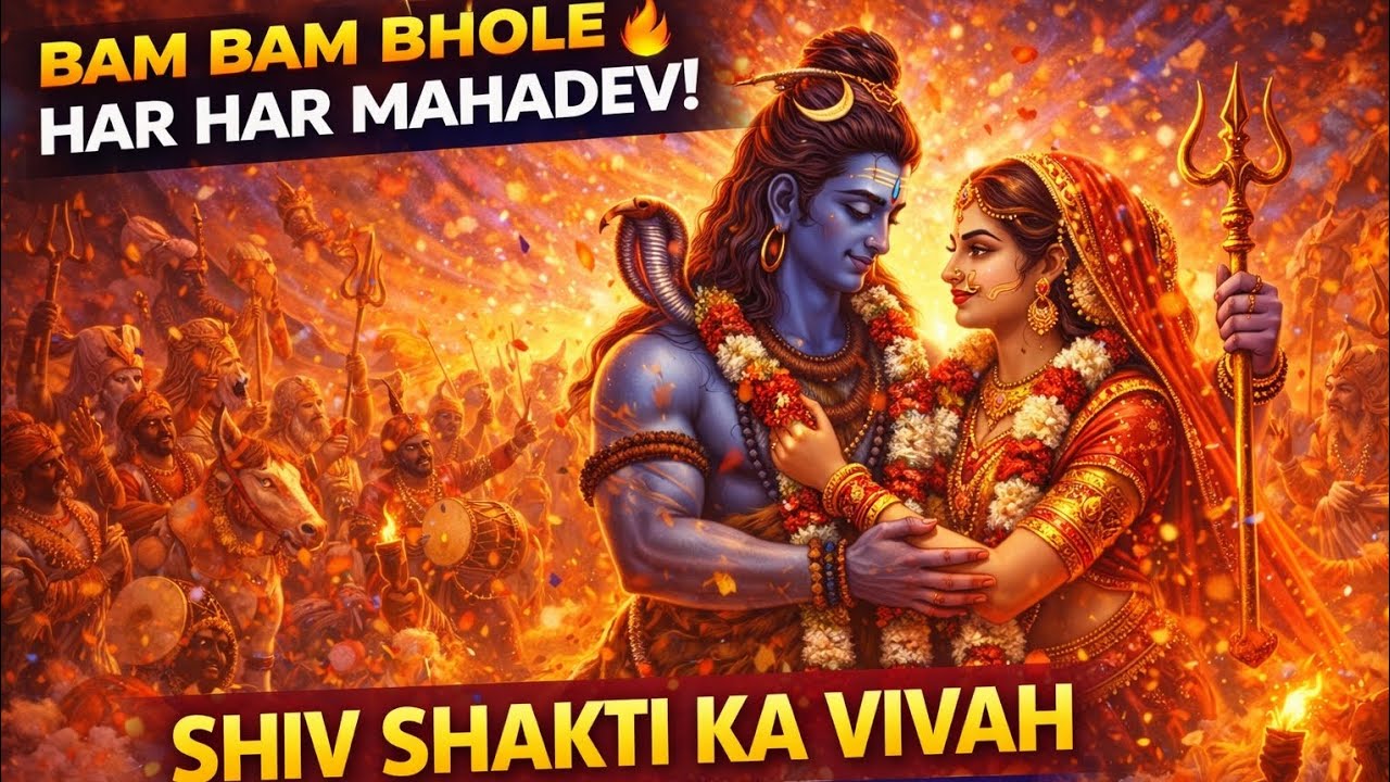 Shiv Shakti Ka Vivah 🔥 | Maha Shivratri Special | High Energy Bhakti Song | Suno AI Songs