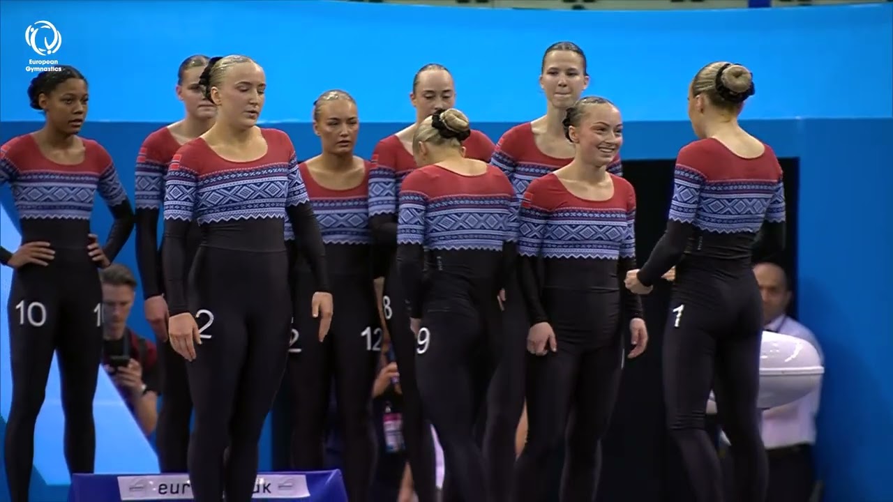 Norway -  2024 TeamGym European bronze medallists, women's team